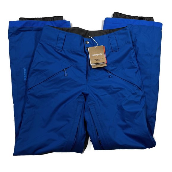 NEW‎ Patagonia Snowshot Ski Snowboard Pants Waterproof Mens XS Andes Blue $199
